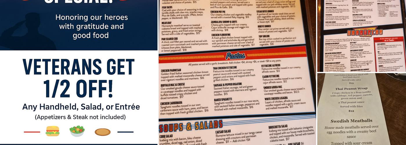 The Sunset GRILL Menu