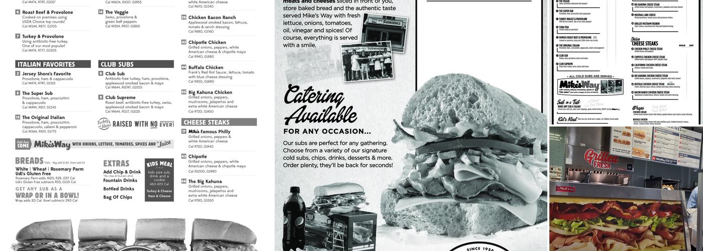 Jersey Mike's Subs Menu