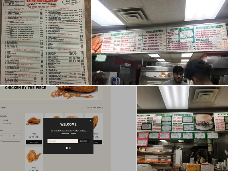 Yonkers Halal Fried Chicken & Gyro Menu
