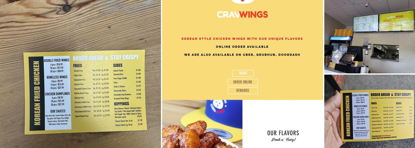 Cravwings Menu