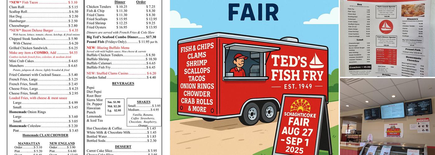 Ted's Fish Fry Menu