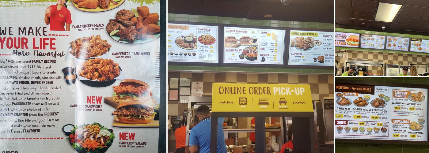 Pollo Campero Menu