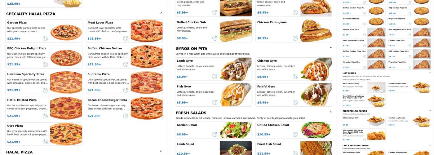New Texas Fried Chicken & Pizza (Halal) Menu