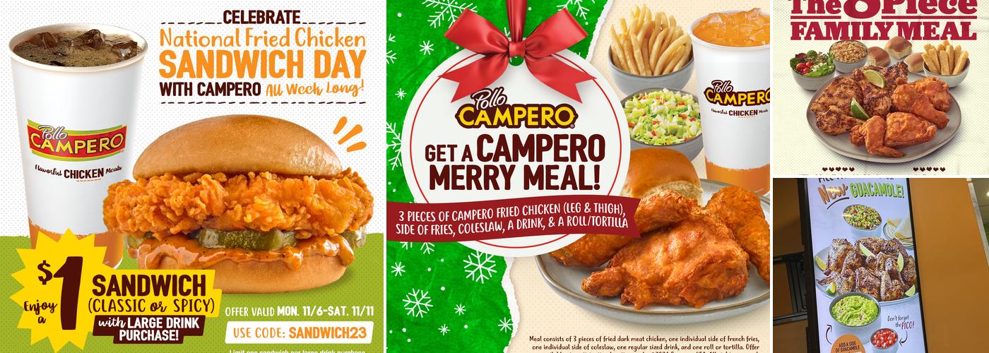 Pollo Campero Menu