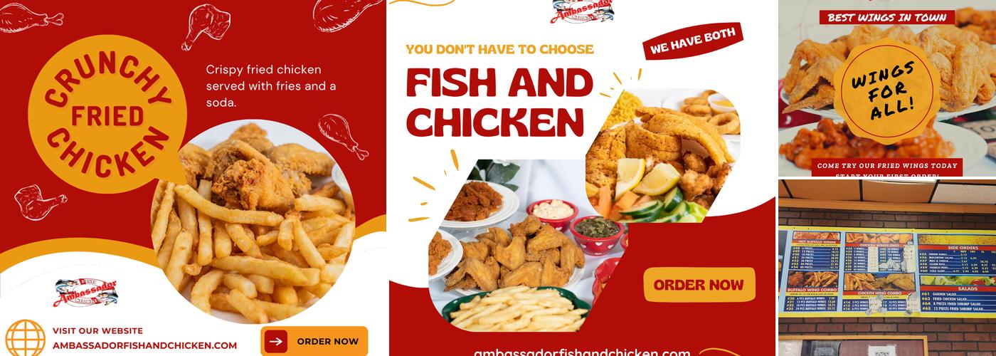 Ambassador Fish and Chicken Menu