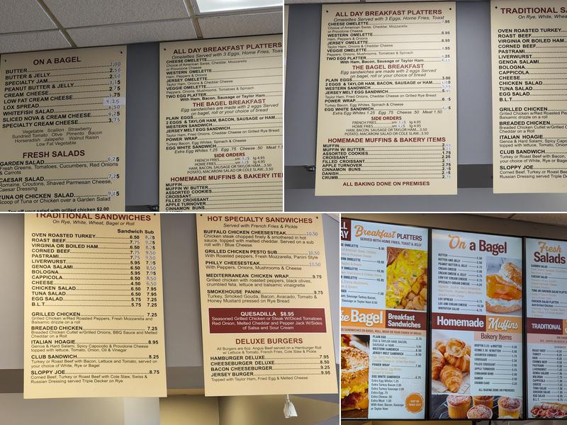 The Bagel Tree Menu