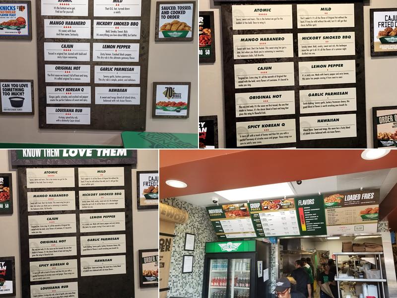 Wingstop Menu