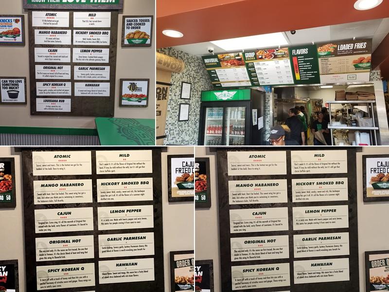 Wingstop Menu