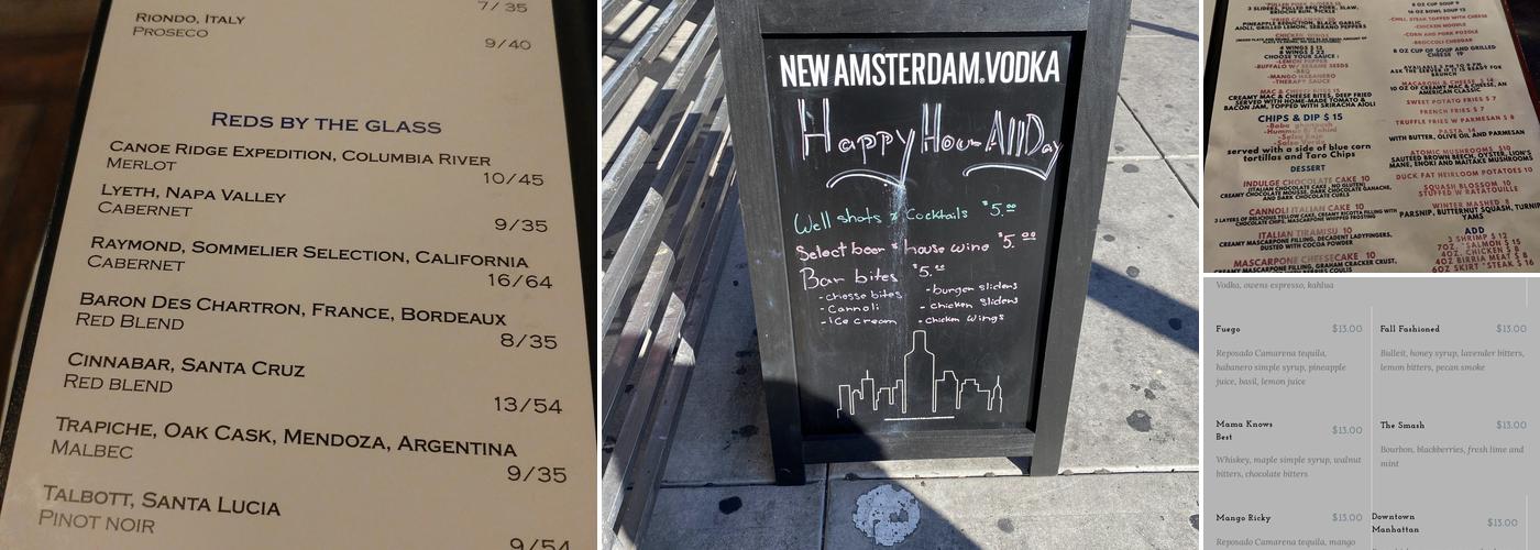 Therapy Menu