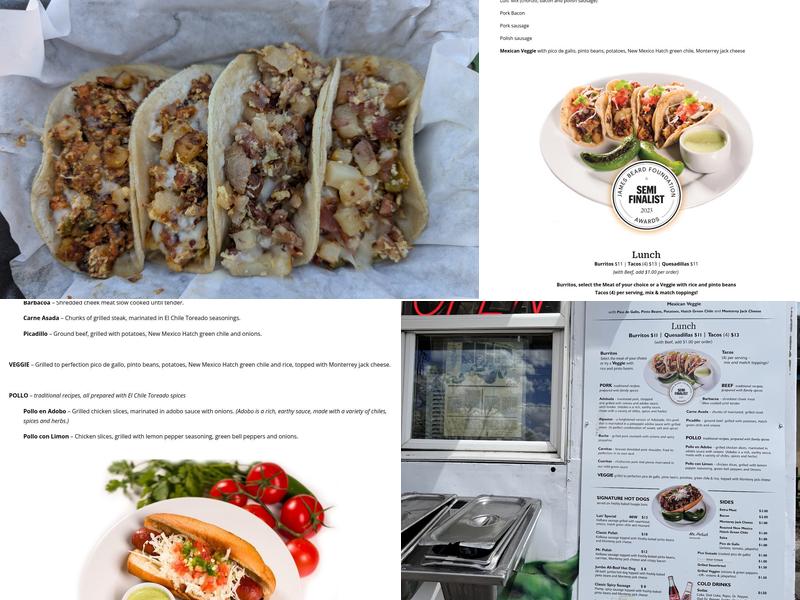 El Chile Toreado Menu