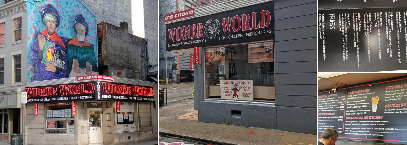 Wiener World Pittsburgh Menu