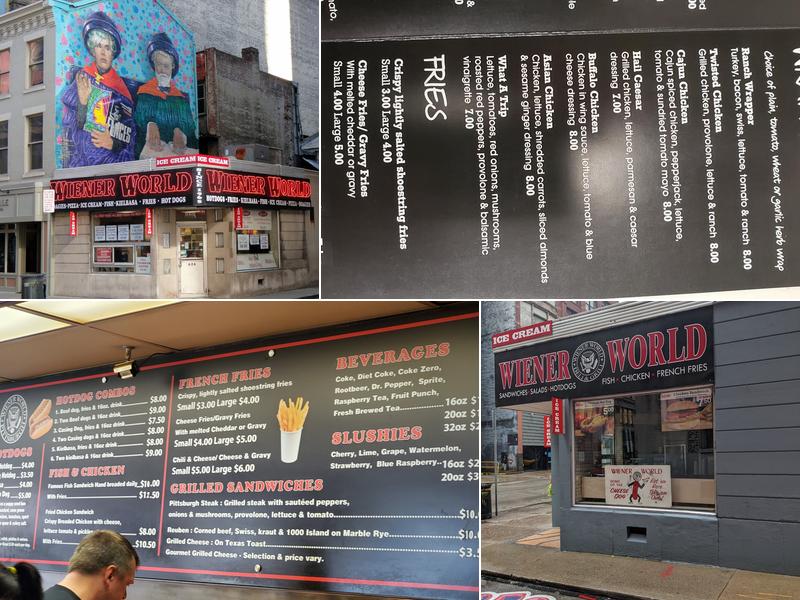 Wiener World Pittsburgh Menu