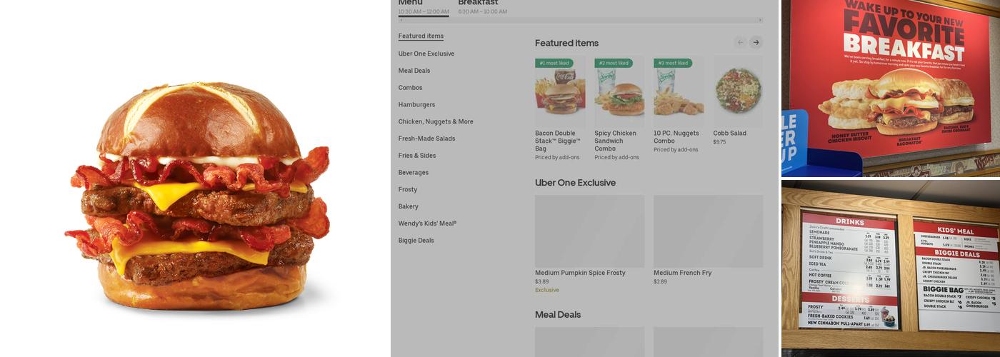 Wendy's Menu