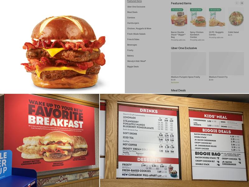 Wendy's Menu