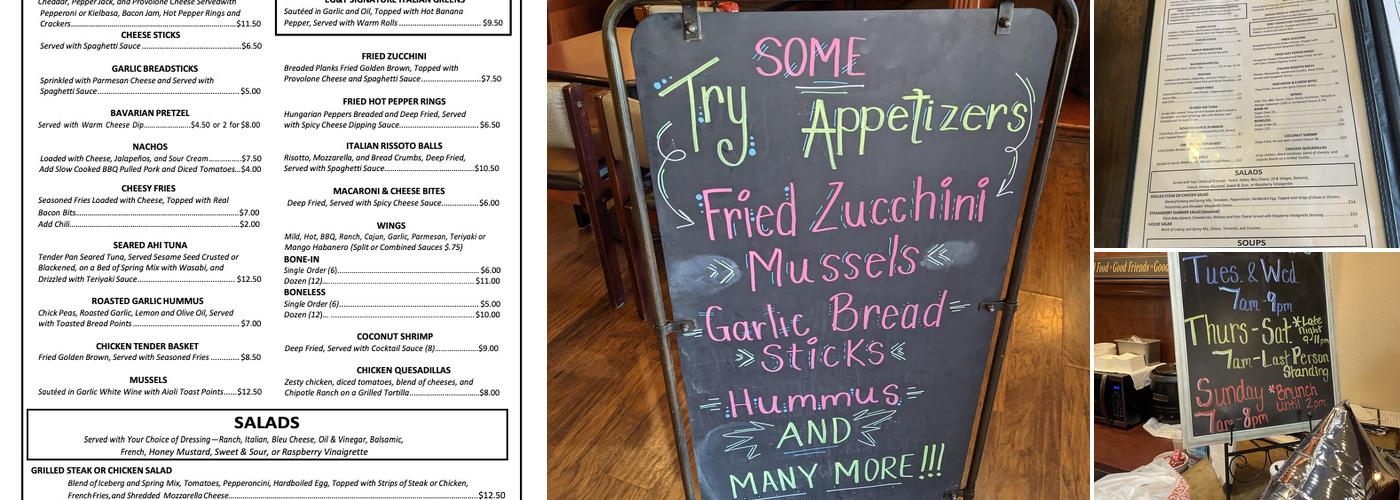 Eagle Grille & Tavern Menu