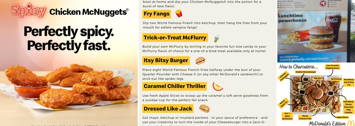 McDonald's Menu