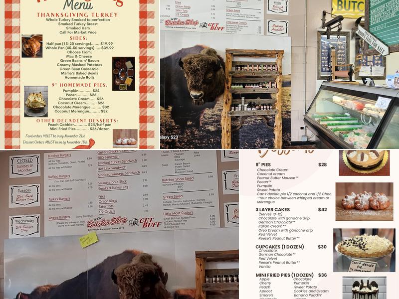 Ye Ole Butcher Shop Menu