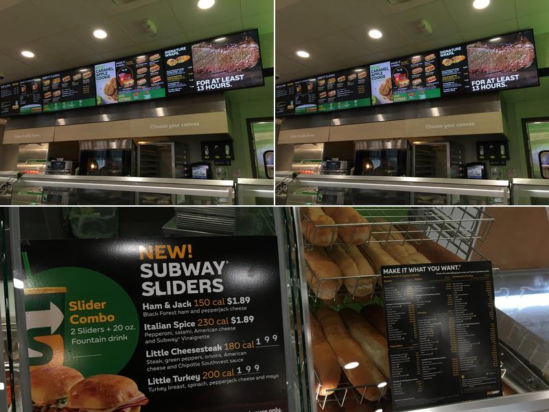 Subway Menu