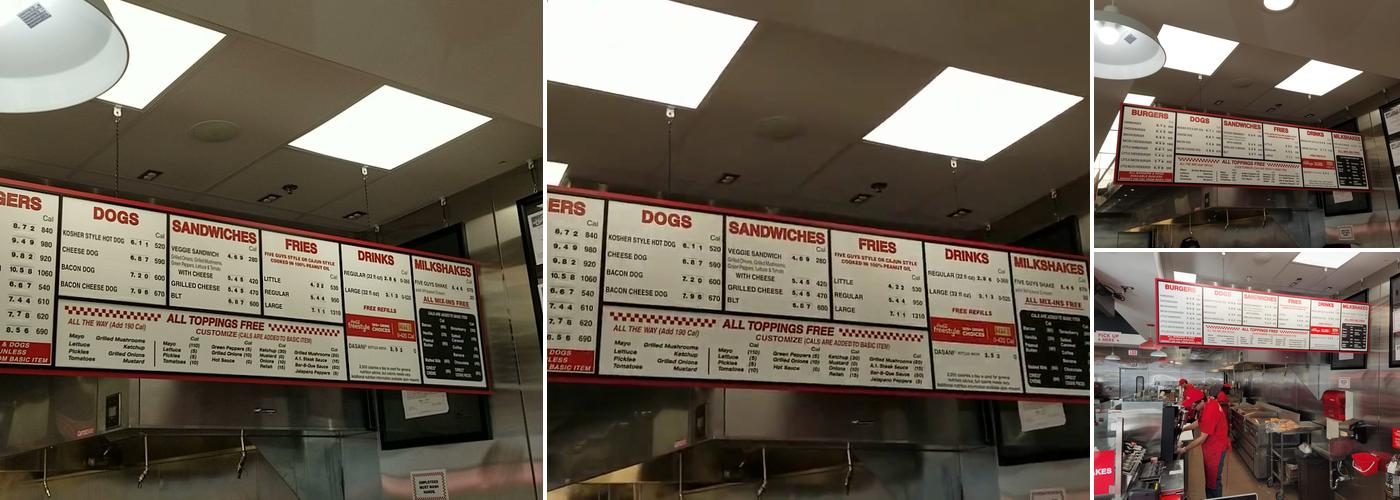 Five Guys Menu