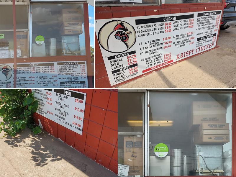 Krispy Chicken Menu
