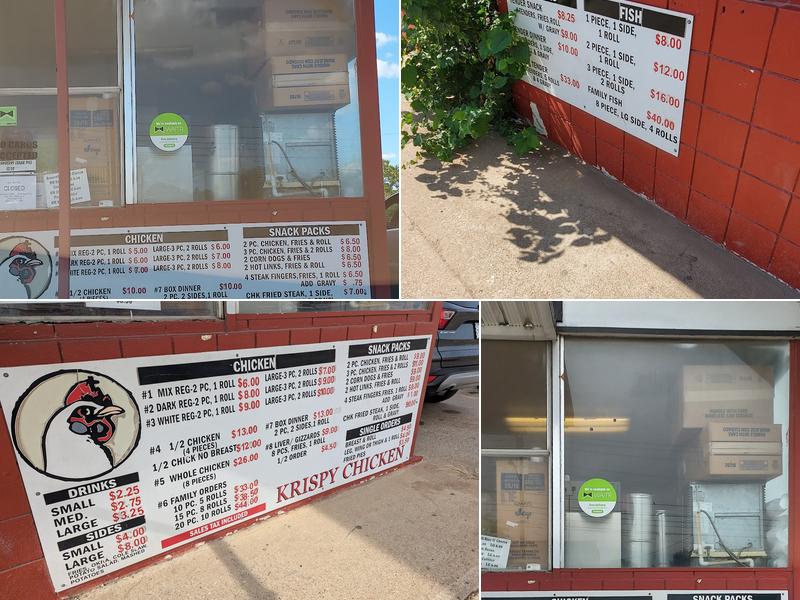 Krispy Chicken Menu