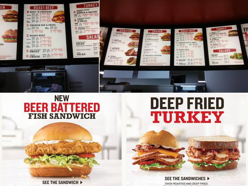 Arby's Menu