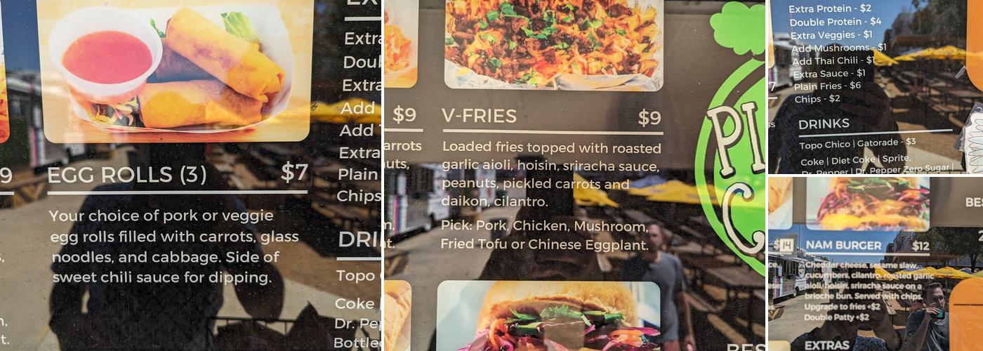 The Pickled Carrot Menu