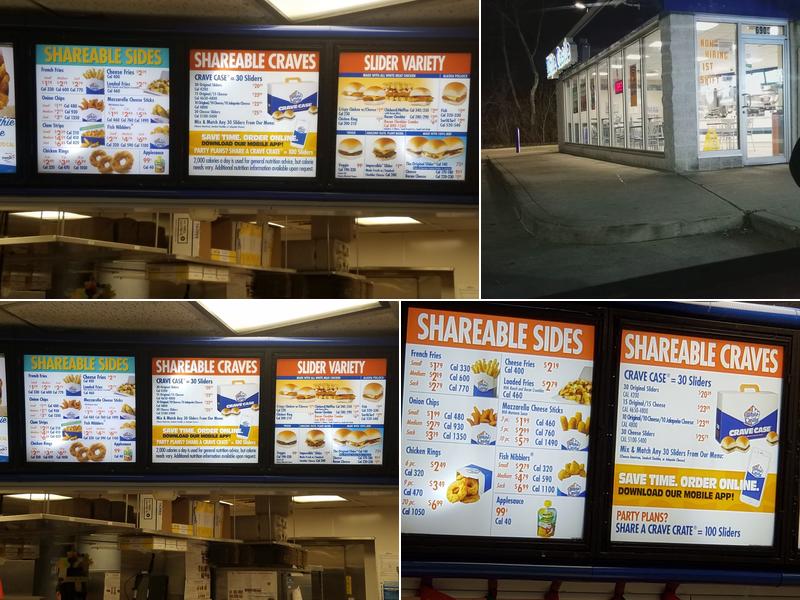 White Castle Menu