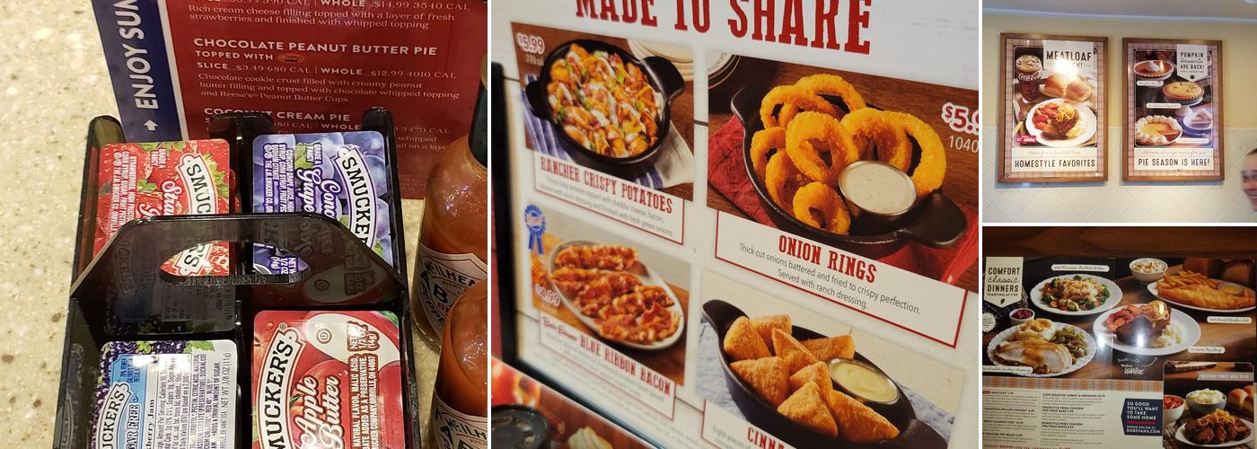 Bob Evans Menu