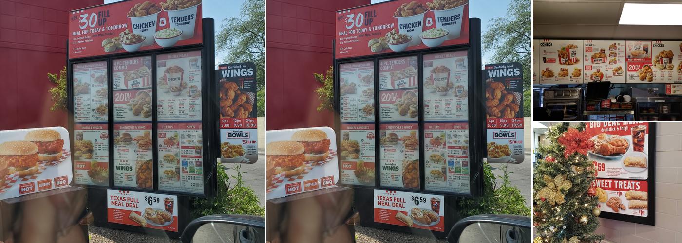 KFC Menu