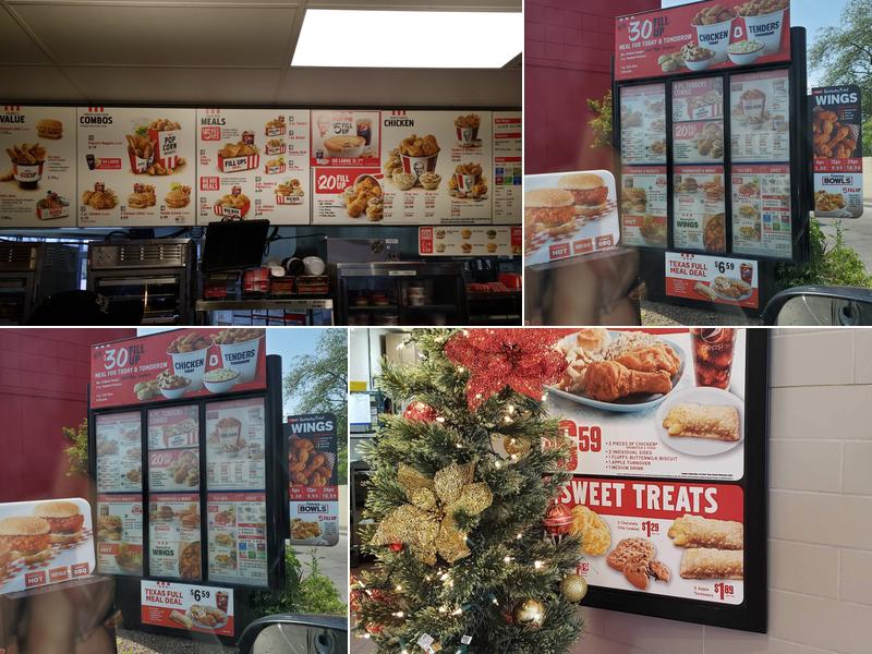 KFC Menu