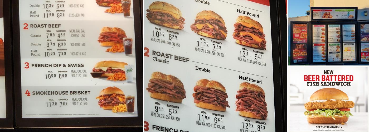 Arby's Menu