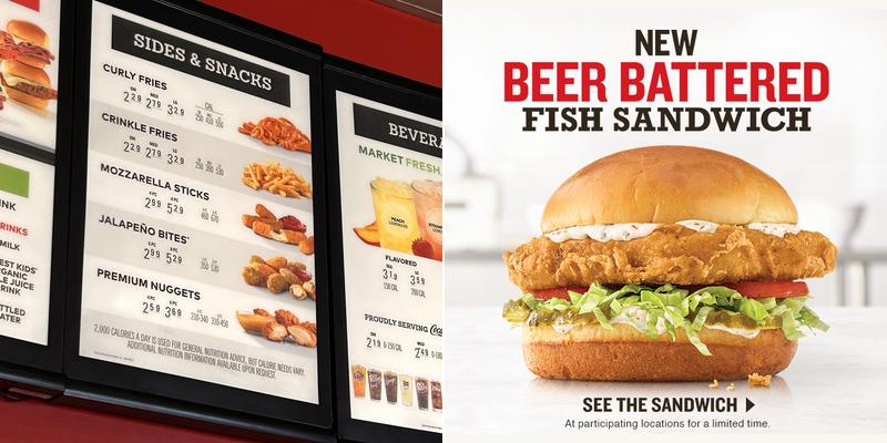 Arby's Menu