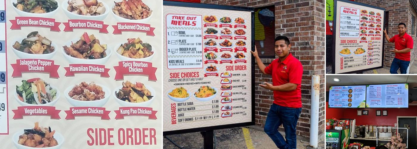Chimex Express Menu