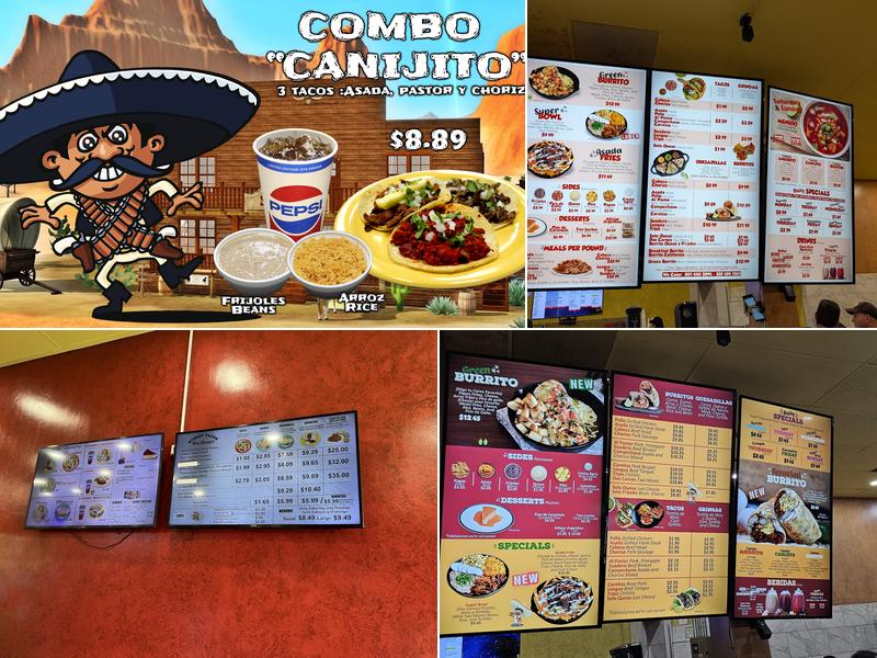 Don Joaquin Street Tacos Menu