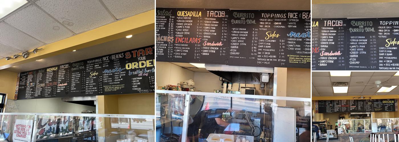 Lamy's Mexican Grill Menu