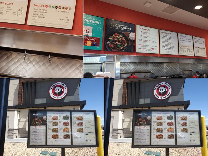 Panda Express Menu