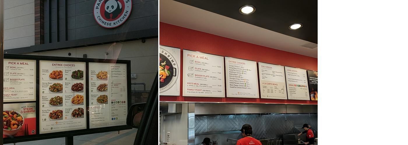 Panda Express Menu