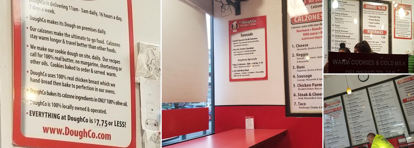 The Dough Co. Menu