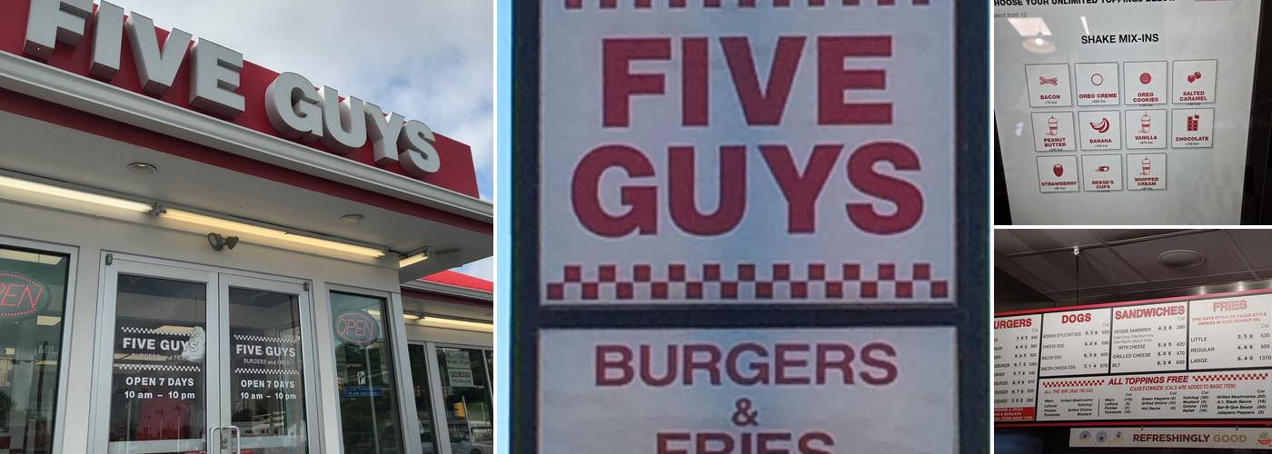 Five Guys Menu