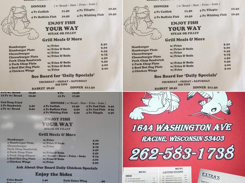 Catfish & More Menu