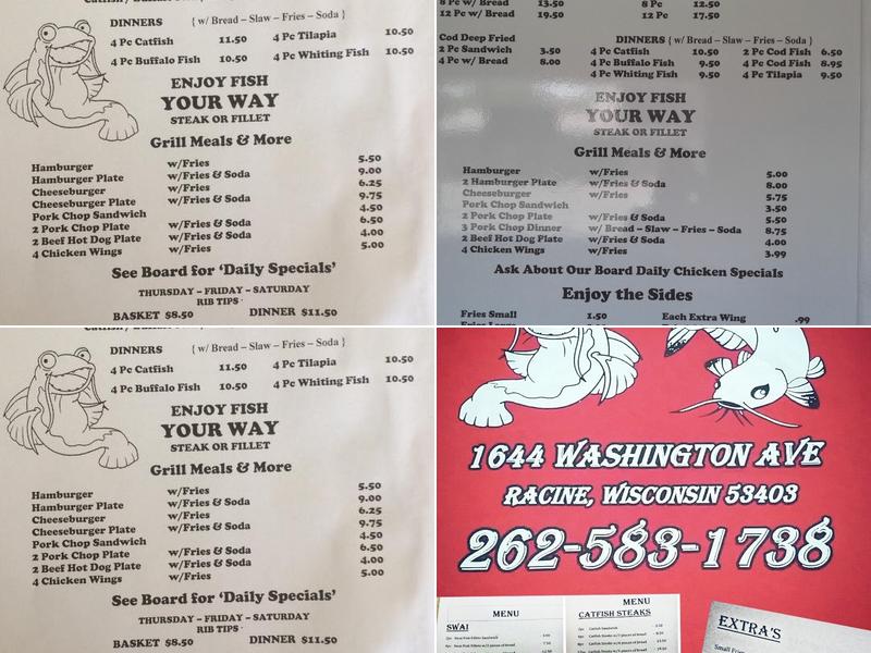 Catfish & More Menu
