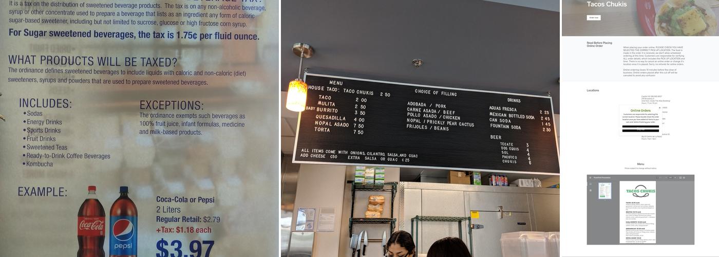 Tacos Chukis Menu