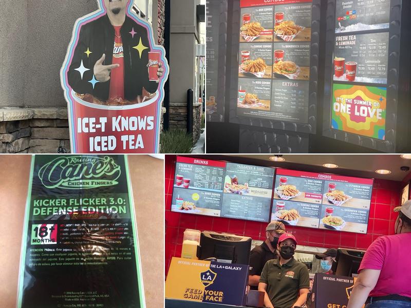 Raising Cane's Chicken Fingers Menu