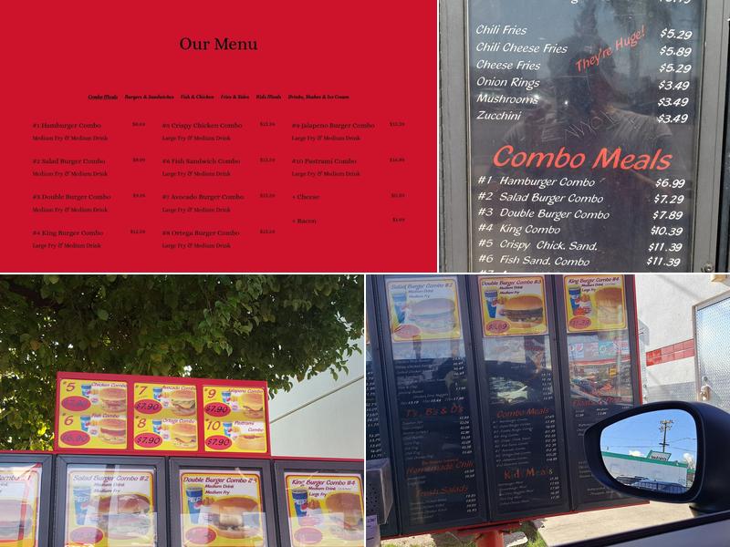 Root Beer King Menu