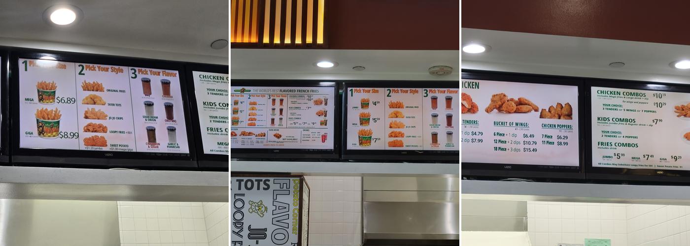 Potato Corner Menu