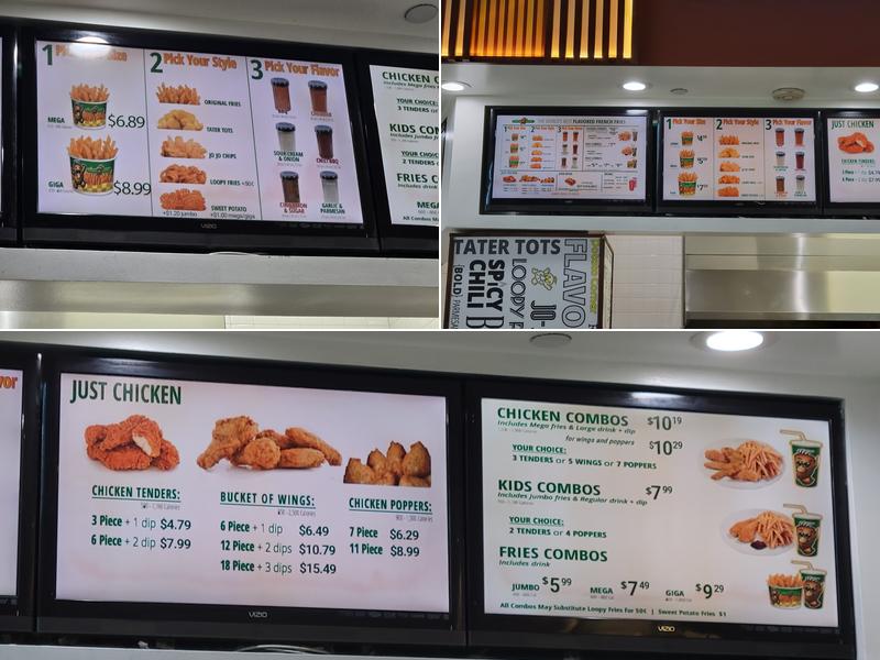 Potato Corner Menu