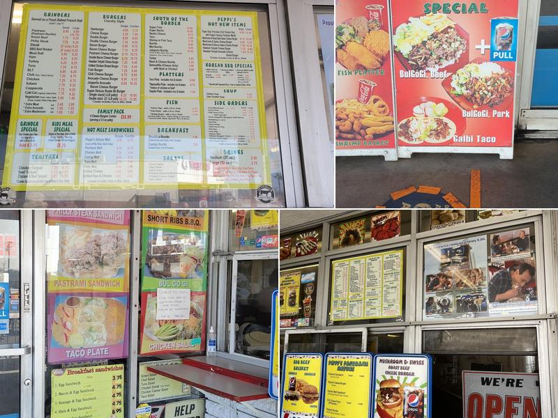 Peppi's Menu