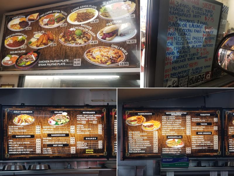 Cozy Corner Drive In Menu