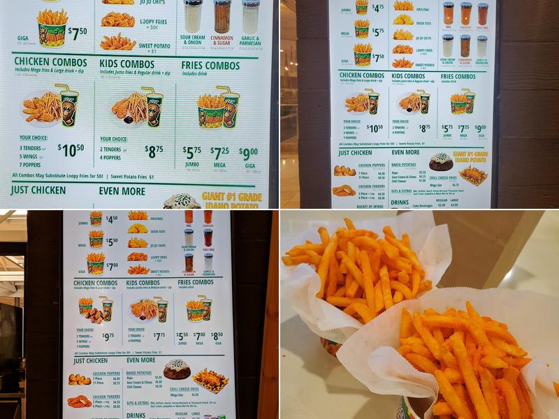 Potato Corner Menu